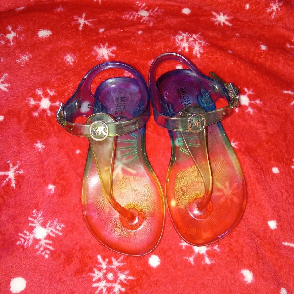 Rainbow Jelly Sandals (Toddler)